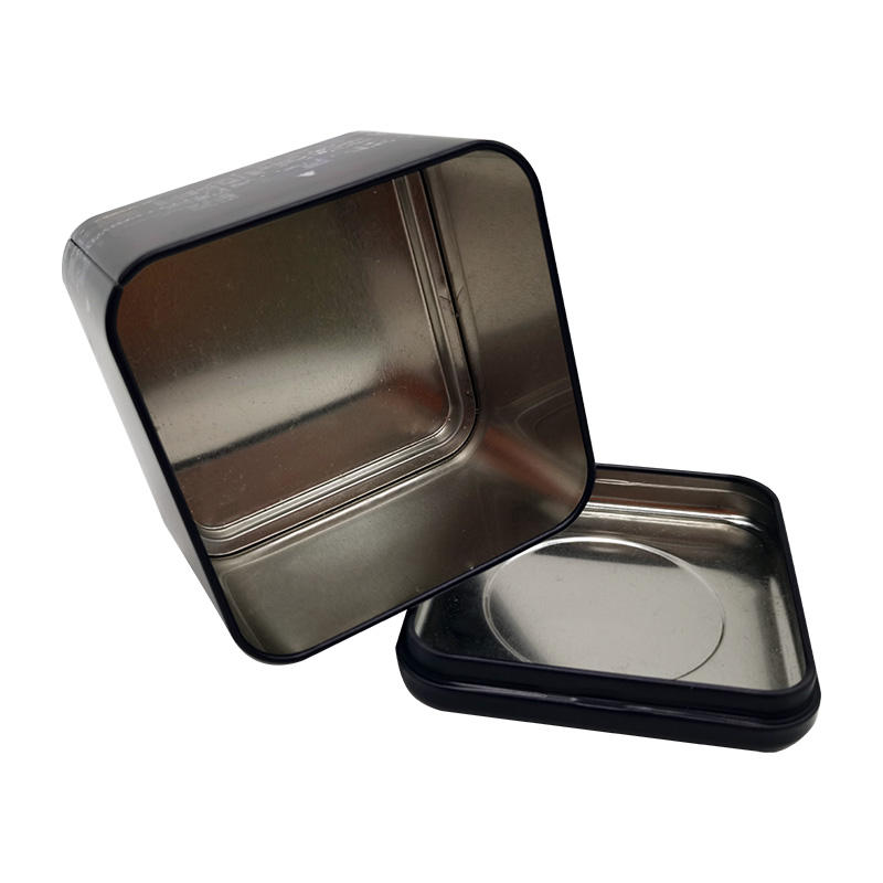Competitive Price Wholesale Guangdong OEM Tinplate Custom Metal Square Candy Gift Tin Box Packaging Mint Candy Tea Lid