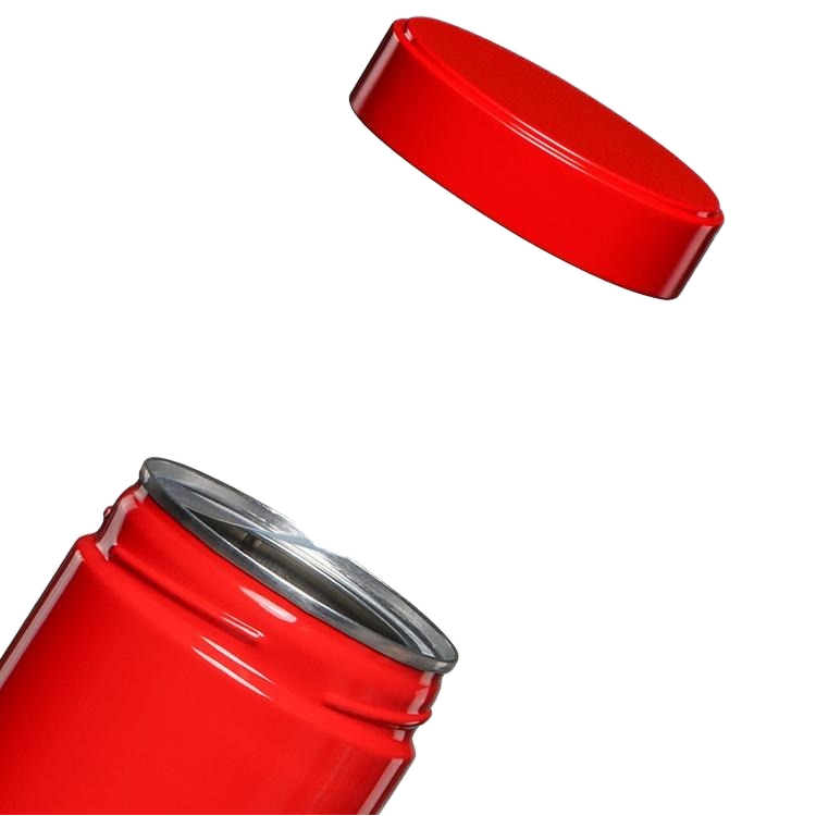 Custom 73*73mm Container Cans Small Metal Air Tight Sealed Matcha Powder Tea Coffee Tin Can Jars Box Packaging