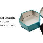 Custom Design High Quality Recycled Materials Guangdong Candy Tinplate Box Metal Hexagonal Gift Box Packaging Storage Tea Tin
