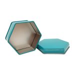 Custom Design High Quality Recycled Materials Guangdong Candy Tinplate Box Metal Hexagonal Gift Box Packaging Storage Tea Tin