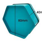 Custom Design High Quality Recycled Materials Guangdong Candy Tinplate Box Metal Hexagonal Gift Box Packaging Storage Tea Tin