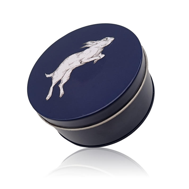 Custom Food-Grade Metal Snack Tin Box Personalized Round Container for Mint Candy and Chocolate
