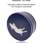 Custom Food-Grade Metal Snack Tin Box with Recycled Materials Offset Printing Personalized Container for Mint Candy Chocolate
