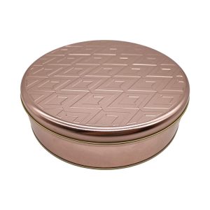 Custom Guangdong OEM Tinplate Empty Food Packaging Boxes for Cake Cookie Biscuit Tins