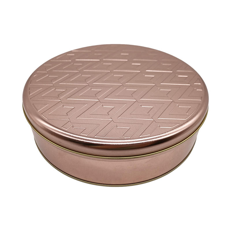 Custom Guangdong OEM Tinplate Empty Food Packaging Boxes for Cake Cookie Biscuit Tins