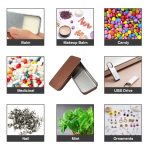 Custom Printed & Embossed Logo Small Square/Rectangular Sliding Tinplate Box, FDA Certified for Perfume & Candy