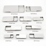 Custom Printed & Embossed Logo Small Square/Rectangular Sliding Tinplate Box, FDA Certified for Perfume & Candy