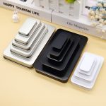 Custom Printed & Embossed Logo Small Square/Rectangular Sliding Tinplate Box, FDA Certified for Perfume & Candy