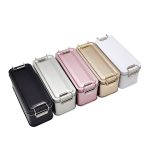 Custom Silk Screen Printed Rectangle Food Grade Tinplate Tin Box with Lock Cap Brush for Tiramisu Cakes Candies Cookies Sandwich