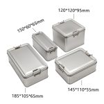 Custom Silk Screen Printed Rectangle Food Grade Tinplate Tin Box with Lock Cap Brush for Tiramisu Cakes Candies Cookies Sandwich