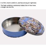 Factory Wholesale Promotional Food Grade Round Glossy Matte Nested Tin Box Custom Cookie Biscuit Cake Set Large Guangdong OEM