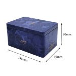 Food Grade Oblong Necked Tin Box Eco Friendly Reusable Metal Tin Canister With Lid for Tea Coffee Herb