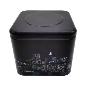 Hot Sale Custom Printing Square Tin Box Tea Storage Box Food Grade Metal Packaging Tins Box With Lid
