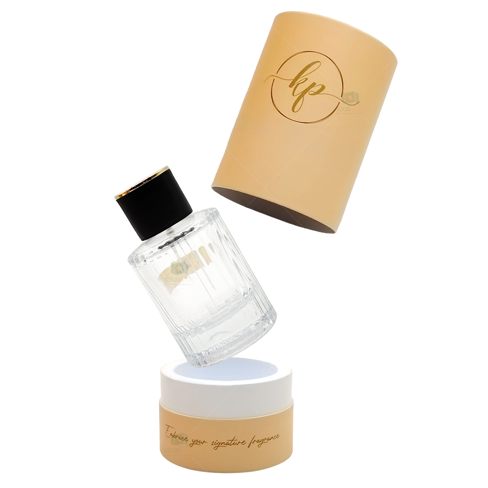 OEM Wholesale Cosmetic Packaging Paper Tube Custom Luxury Design Perfume Packaging Paper Tube Kraft Boxes