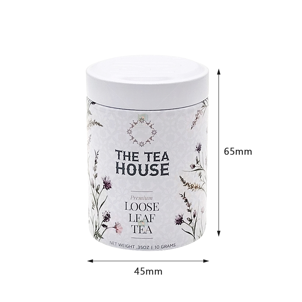 OEM ODM Food Grade Airtight Round Tea Gift Tin Box Packaging Custom Coffee Metal Matcha Tin Can Container