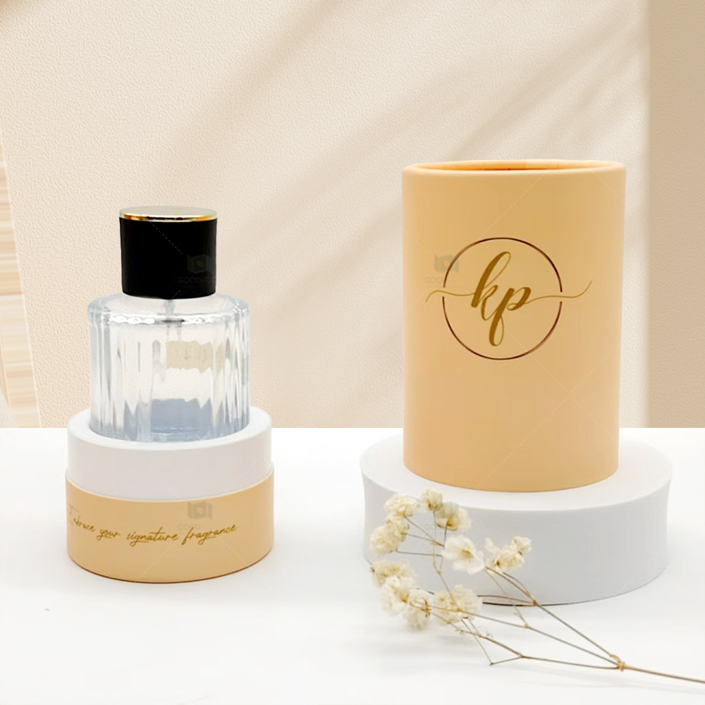 OEM Wholesale Cosmetic Packaging Paper Tube Custom Luxury Design Perfume Packaging Paper Tube Kraft Boxes