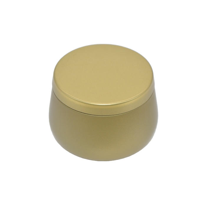 In Stock 4oz 8oz Aromatherapy Candle Empty Metal Custom Printing Logo Tinplate