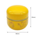 OEM 1000ml Tinplate Food Grade Tea Coffee Bean and Matcha Powder Packaging Cans with UV Printing Cap Brush Sealing Round Shape