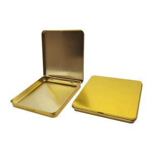 OEM Custom Custom Printing Empty Mint Metal Tin Cans Packaging Storage Box Square Custom Candy Tins Food Tin