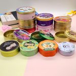 OEM Custom Embossing Logo Lacquered Candy Gift Tinplate Packaging Food Grade Tin Box Cap Brush Sugar Chocolate Silk Screen