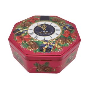OEM Custom Empty Food Grade Tinplate Butter Chocolate Candy Biscuit Cookie Tin Box Guangdong B077 Model Gift Box Packaging