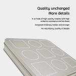 OEM Custom Empty High-grade Recyclable Tin Box Branded Biscuit Packaging Food Safe Custom Varnishing Printing Square Candy Box