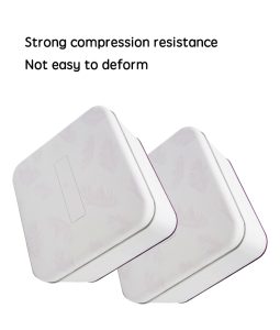OEM Custom Food Grade Square Tin Box with Lid, FDA Certified, Strong Compression & High-Quality Print for Cookie Nuts