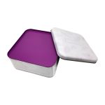 OEM Custom Food Grade Square Tin Box with Lid, FDA Certified, Strong Compression & High-Quality Print for Cookie Nuts