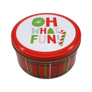 OEM Custom LOGO Wholesale Food Grade Candy Biscuit Tinplate Cookie Can Metal Packaging Tin Boxes Gift Packaging Guangdong B024