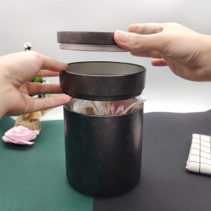 OEM Custom Sealed Round Metal Jar Coffee and Matcha Powder Stacking Gift Tin Box Guangdong M131 Model