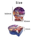 OEM Custom Wholesale Guangdong Food Graded Christmas Biscuit Tinplate Storage Case & Gift Box Packaging for Chocolate