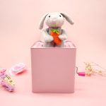 OEM/ODM  Square Tinplate Simplicity Design Tissue Box Exquisite Empty Basket Shape Gift/Food Use No Logo Tin Box
