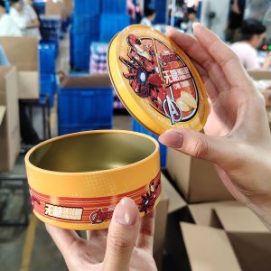 Premium Round Mints Candy Candy Mint Tin Cans, Metal Mints Novelty Tin Box