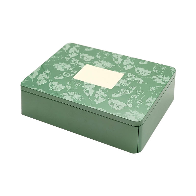 Rectangle Cookie Tin Can Metal Packaging Boxes for Gift Boxes