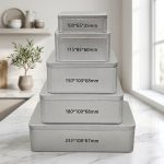 Rectangle Tin Box & Can for Food, Metal Packaging Container for Handmade Cookies, Biscuits and Tiramisu Cakes