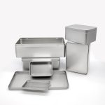 Rectangle Tin Box & Can for Food, Metal Packaging Container for Handmade Cookies, Biscuits and Tiramisu Cakes