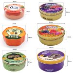 Round Custom Embossed Logo Food Grade Metal Candy Chocolate Tin Box, FDA Certified