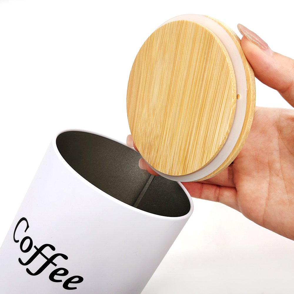 Round Tinplate Storage Can for Coffee Tea Snacks-Customizable OEM Packaging