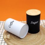 Round Tinplate Storage Can for Coffee Tea Snacks-Customizable OEM Packaging