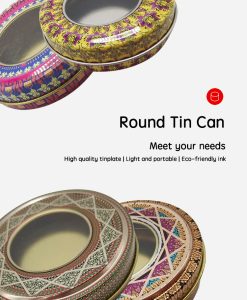 Saffron 90x20mm/70x20mm Tin Box Customize Packaging Can 1-10g Saffron Box With Window