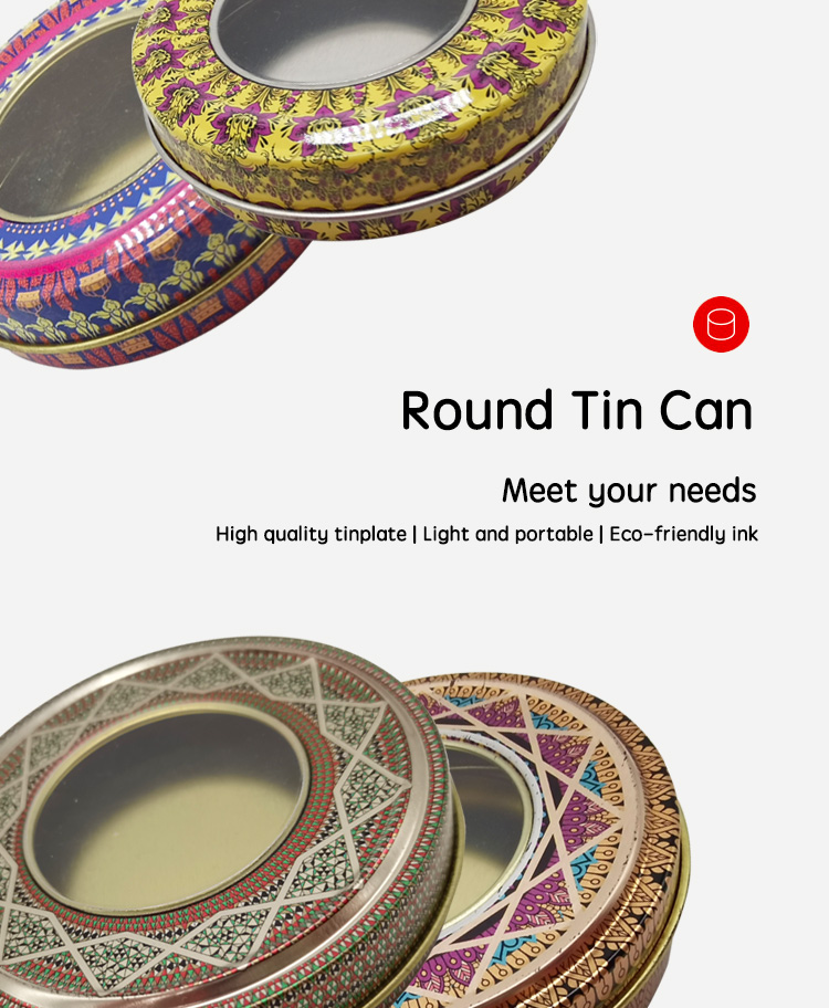 Saffron 90x20mm/70x20mm Tin Box Customize Packaging Can 1-10g Saffron Box With Window