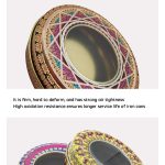 Saffron 90x20mm/70x20mm Tin Box Customize Packaging Can 1-10g Saffron Box With Window
