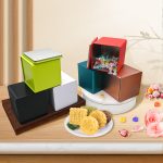 Square Custom Printed & Embossed Logo Food Grade Tinplate Box, FDA Certified, Customizable Size for Tea Coffee Biscuit Chocolate
