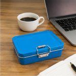 Tinplate Storage Box Food Grade Small Iron Case with Lock Versatile for Fishing Gear Model Tool Candy Gift Wholesale Custom OEM