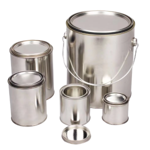 Wholesale 1 Quart Mini Empty Round Tinplate Paint Cans with Lid Offset Printing Lacquered Surface for Paint Candles Packaging