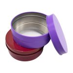Wholesale Custom Logo OEM Food Grade Round Tinplate Metal Container Candy Sugar Cookie Packaging Box for Shoe Polish