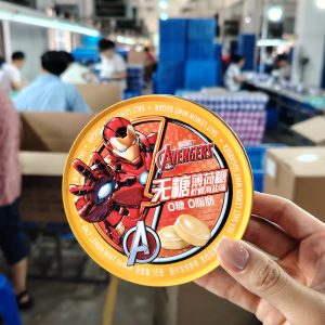 Wholesale Food Grade Candy Metal Sweet Box Tin Snack Cake Cookie Chocolate Gift Storage Custom Size Gummies Boxes