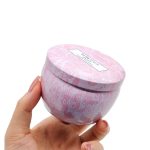 Wholesale in Store OEM 50g Round Saffron Candy Leaves Eco-friendly Guangdong YX326 Metal Tin Can for Candle
