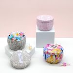 Wholesale in Store OEM 50g Round Saffron Candy Leaves Eco-friendly Guangdong YX326 Metal Tin Can for Candle