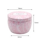 Wholesale in Store OEM 50g Round Saffron Candy Leaves Eco-friendly Guangdong YX326 Metal Tin Can for Candle